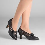 Jessie Vintage Pumps Wide (Black)
