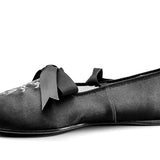 Penelope Regency Slippers (Black)