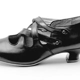 Astoria Edwardian Leather Shoes (Black)