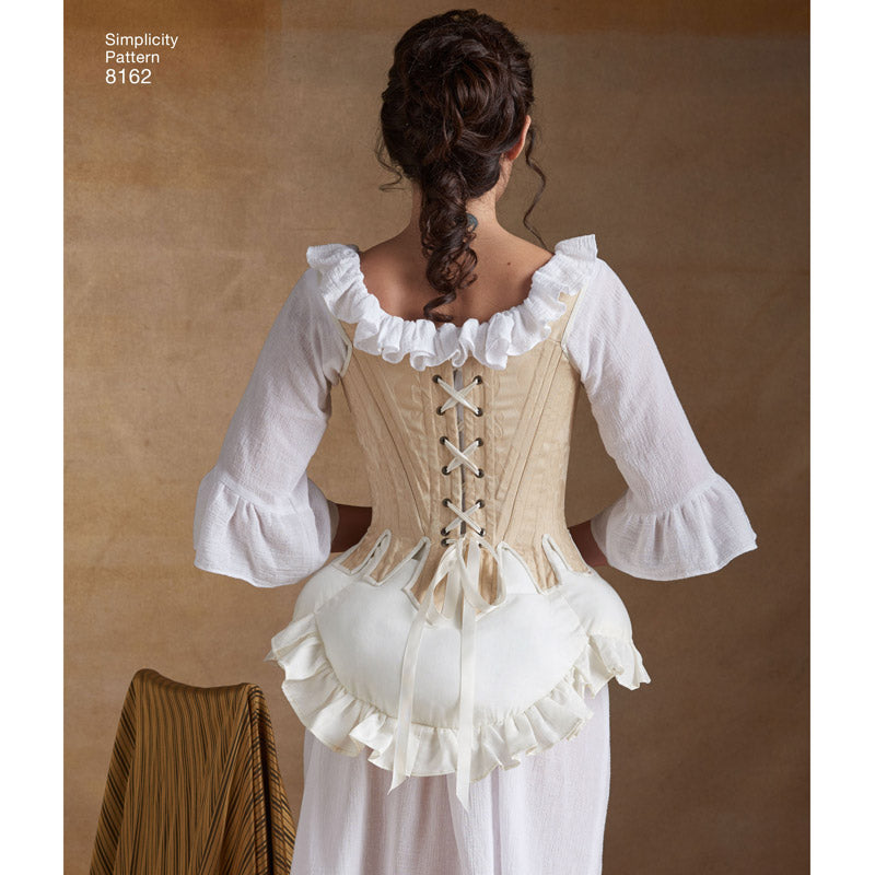 Simplicity 8162 18th Century Underpinnings Sewing Pattern