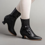 Tavistock Victorian Button Boots (Black)
